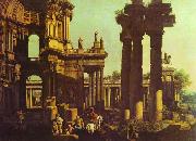 Bernardo Bellotto Ruins of a Temple oil painting on canvas